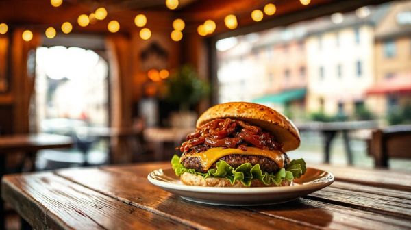 Découvrez notre sélection de burgers smashés à Annecy